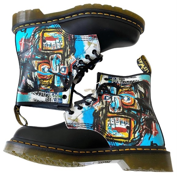 Dr. Martens Shoes - Dr. Martens 1460 Limited Edition Basquiat II leather boots Women’s size 9